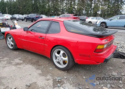 1986 Porsche 944 из США, поврежденный, VIN WP0AA0953GN156076